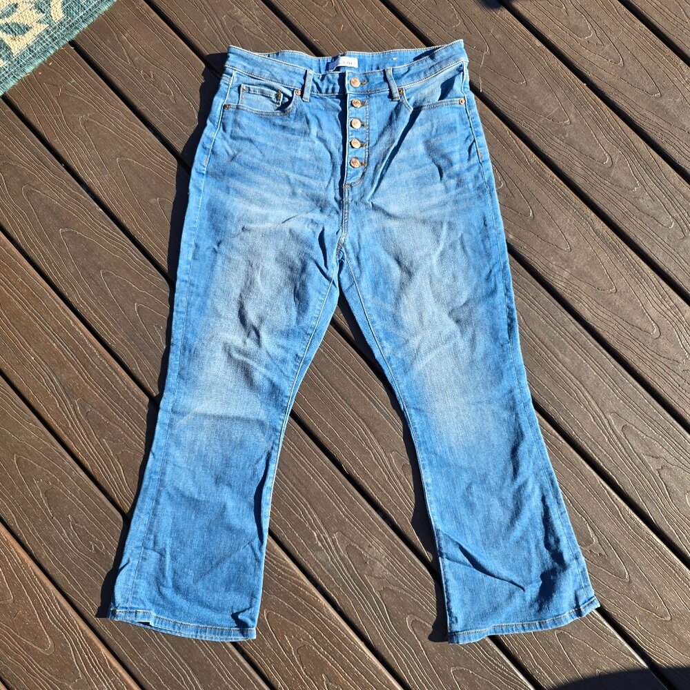 LOFT Kick Crop, NWOT size 8 / 29